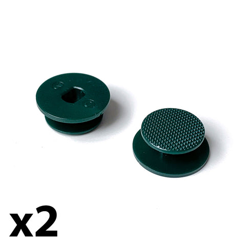 2 x Green PSP 2000 3000 Replacement Analog Caps