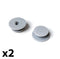 2 x Grey PSP 2000 3000 Replacement Analog Caps