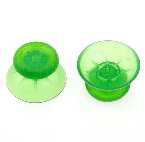 2 x Clear Green PS4 Analog Sticks
