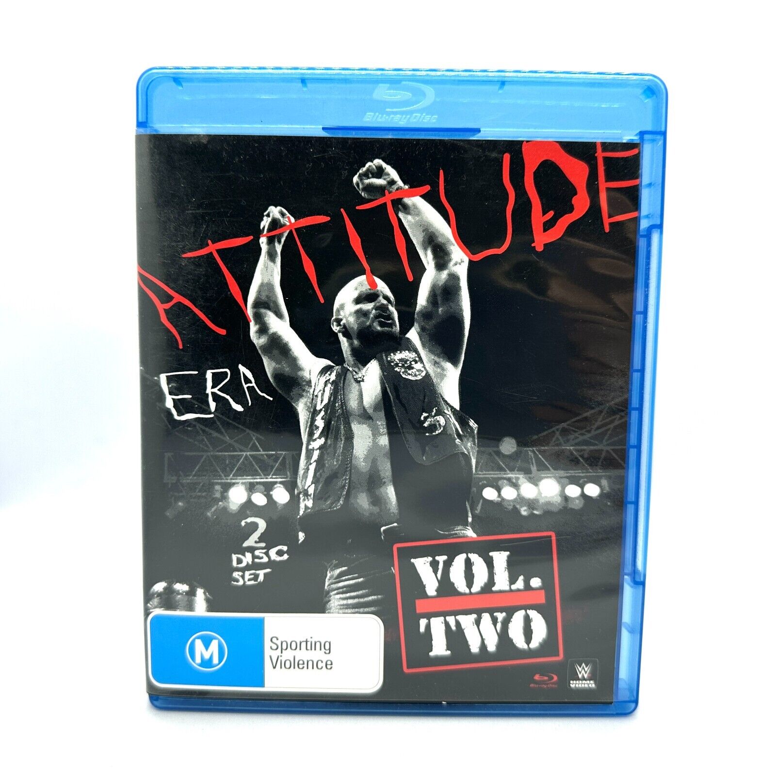 WWE　Dohpe　The　Disc　Attitude　Era　Vol　Blu-Ray　Wrestling　DVD　–　Games
